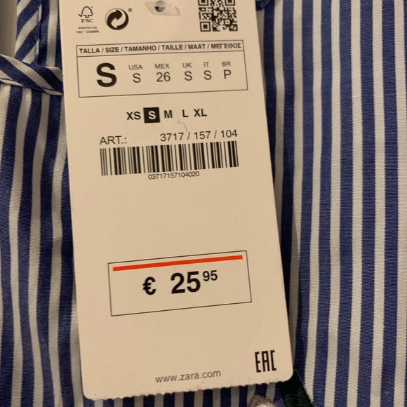 Zara basic collection shirt - Picture 3 of 3